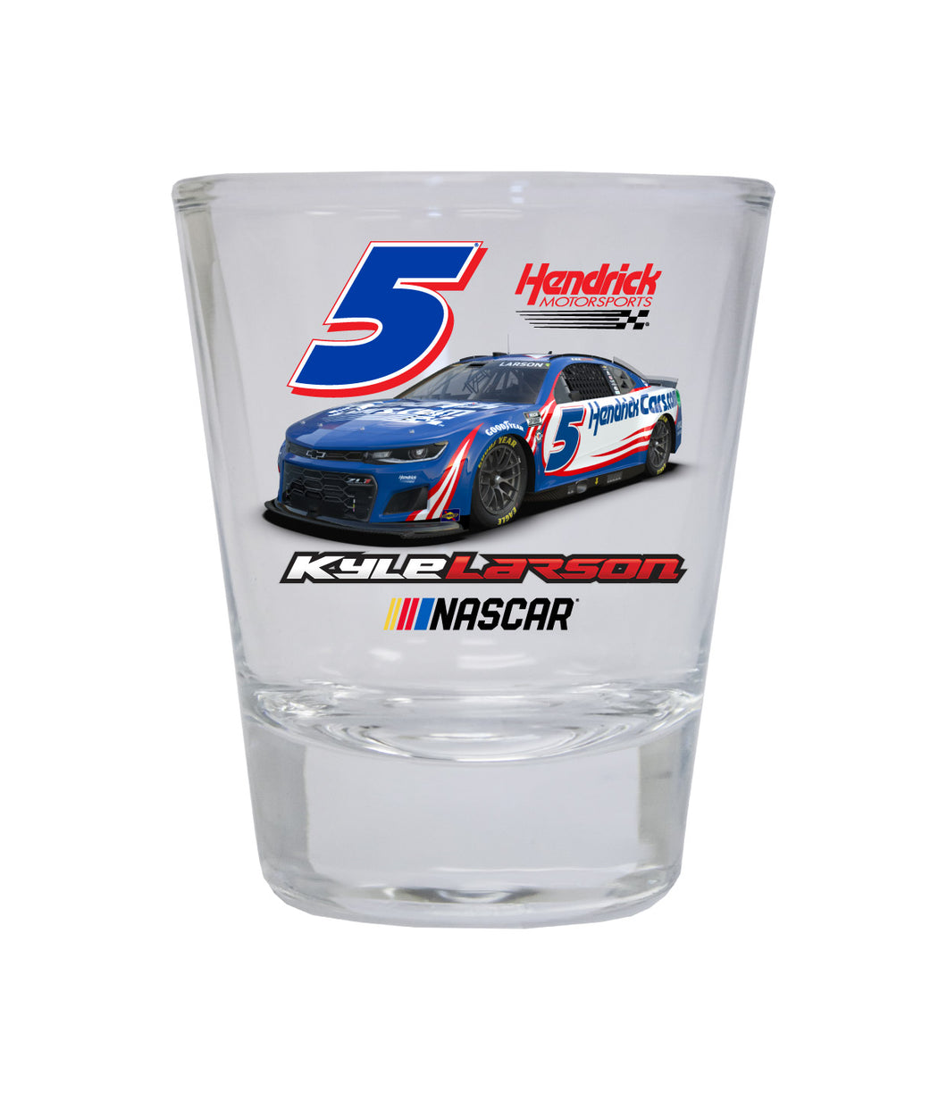#5 Kyle Larson NASCAR Officially Licensed Round Shot Glass