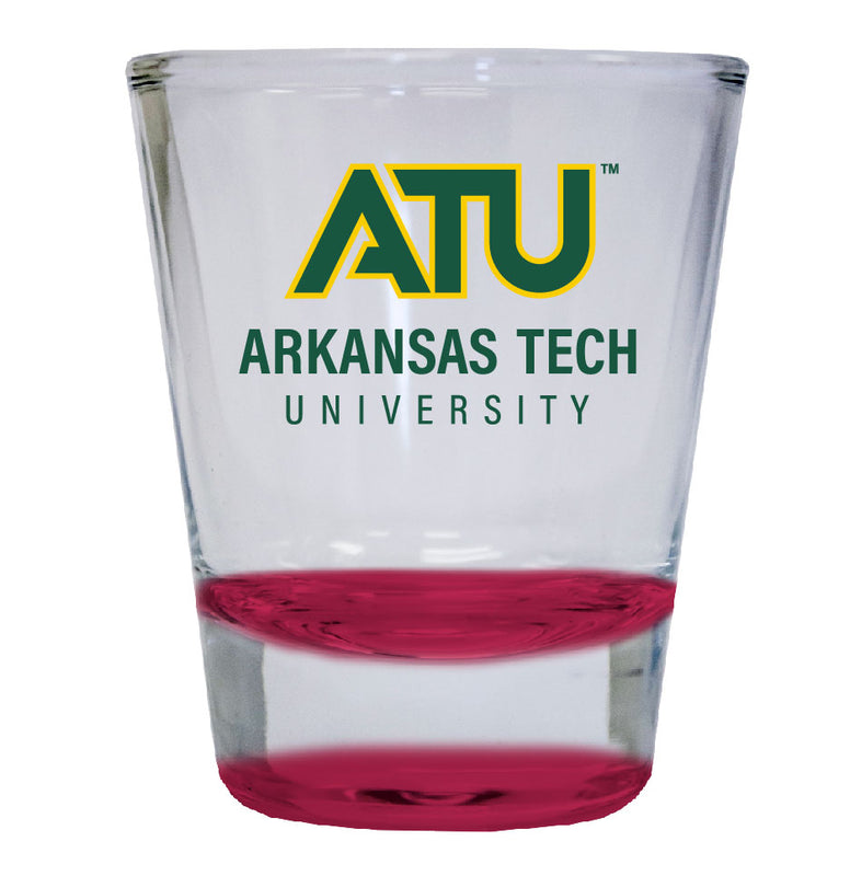 Arkansas Tech University NCAA Legacy Edition 2oz Round Base Shot Glass Red
