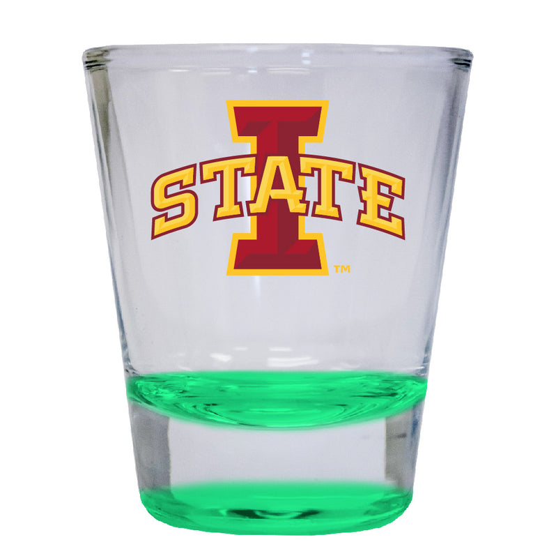 Iowa State Cyclones NCAA Legacy Edition 2oz Round Base Shot Glass Green
