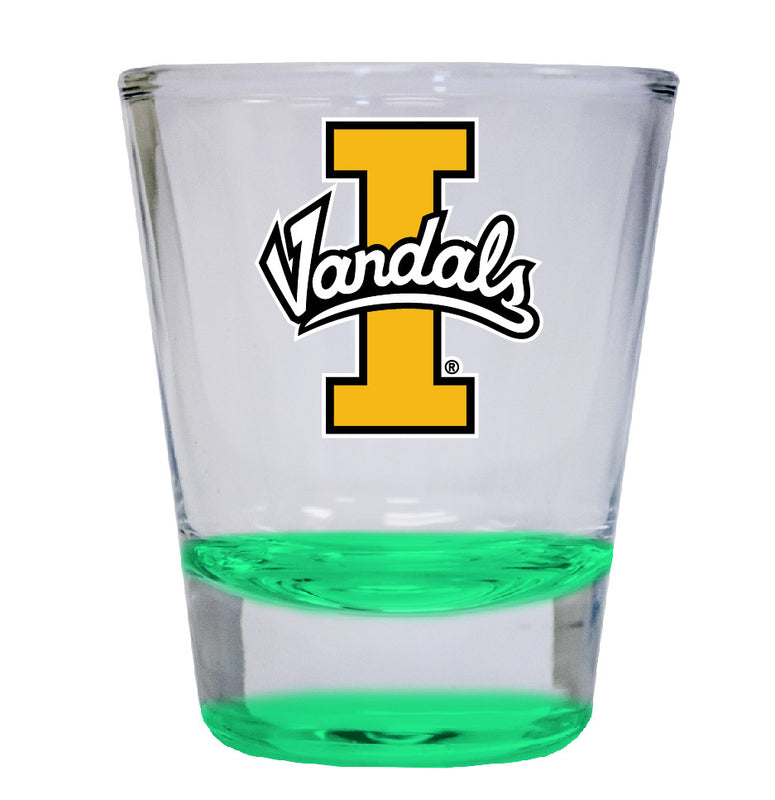 Idaho Vandals NCAA Legacy Edition 2oz Round Base Shot Glass Green