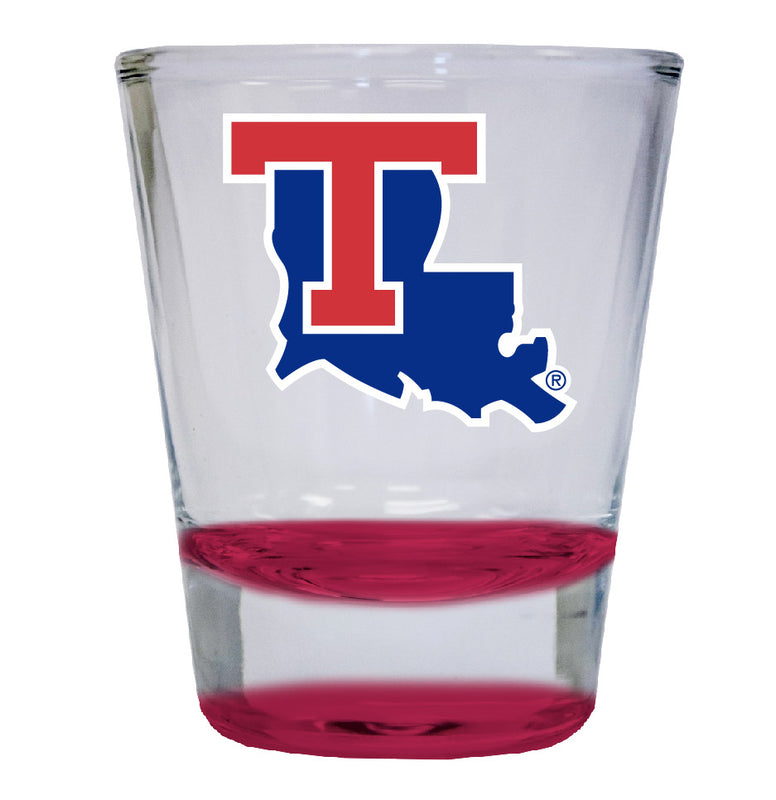 Louisiana Tech Bulldogs NCAA Legacy Edition 2oz Round Base Shot Glass Red