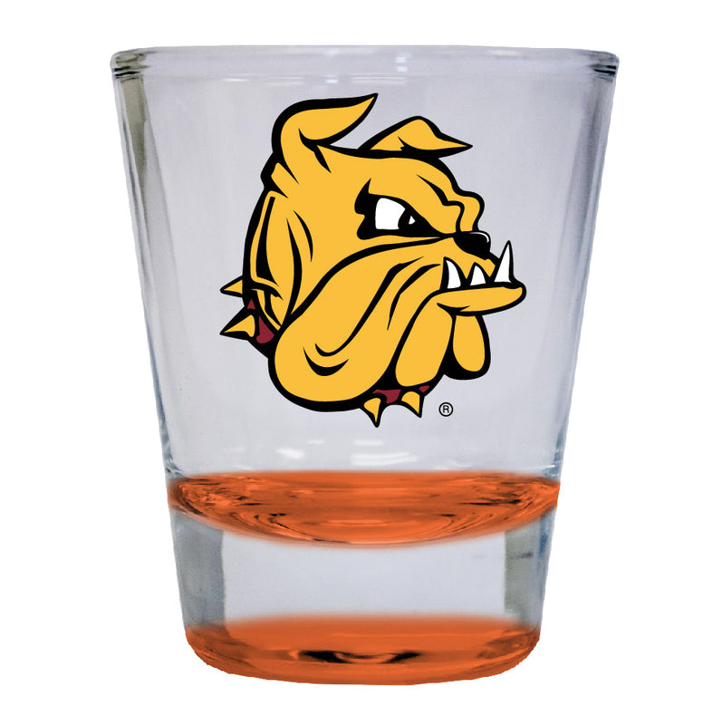 Minnesota Duluth Bulldogs NCAA Legacy Edition 2oz Round Base Shot Glass Orange