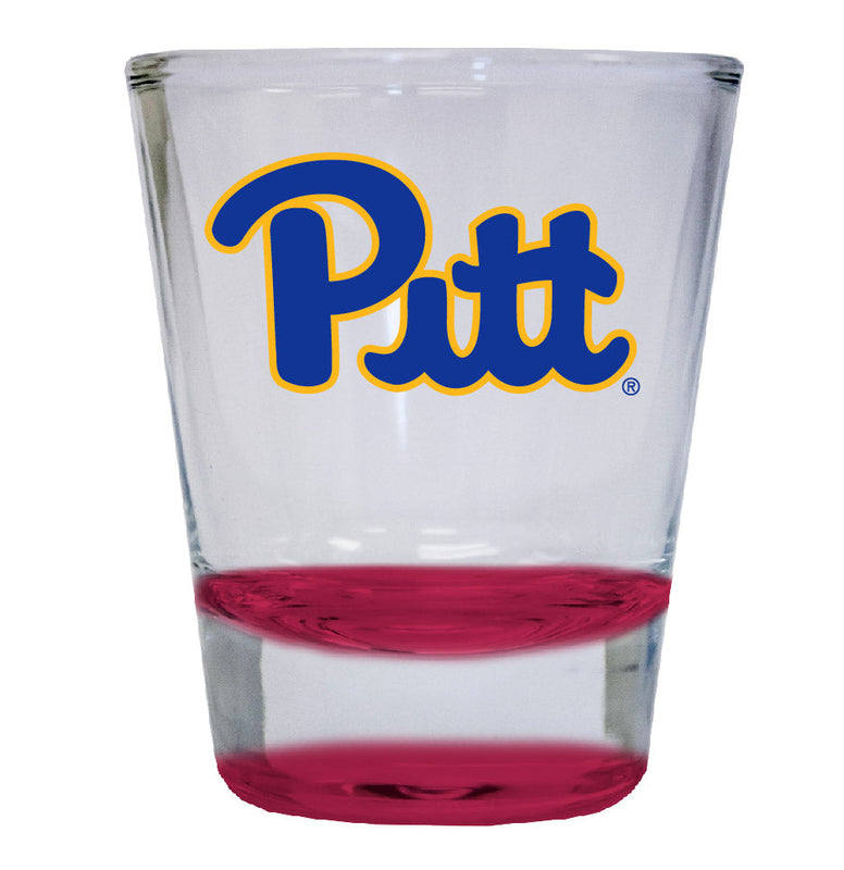 Pittsburgh Panthers NCAA Legacy Edition 2oz Round Base Shot Glass Red