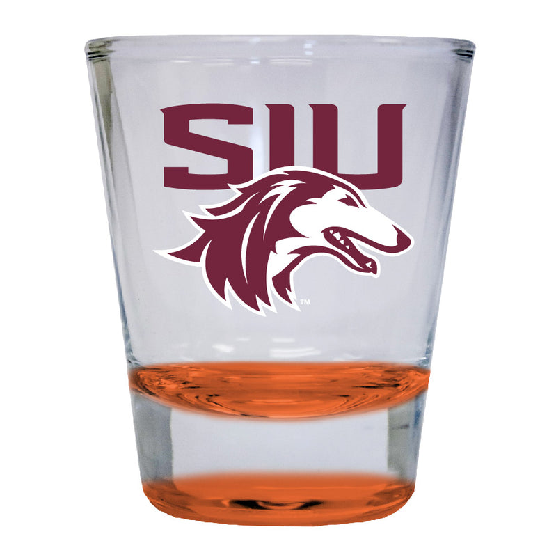 Southern Illinois Salukis NCAA Legacy Edition 2oz Round Base Shot Glass Orange