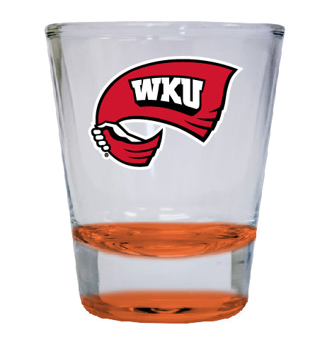 Western Kentucky Hilltoppers NCAA Legacy Edition 2oz Round Base Shot Glass Orange