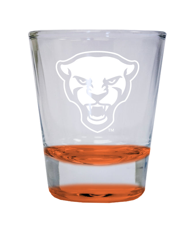 NCAA Pittsburgh Panthers Collector's 2oz Laser-Engraved Spirit Shot Glass Orange