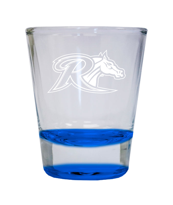 NCAA Rider University Broncs Collector's 2oz Laser-Engraved Spirit Shot Glass Blue