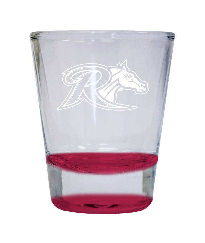 NCAA Rider University Broncs Collector's 2oz Laser-Engraved Spirit Shot Glass Red