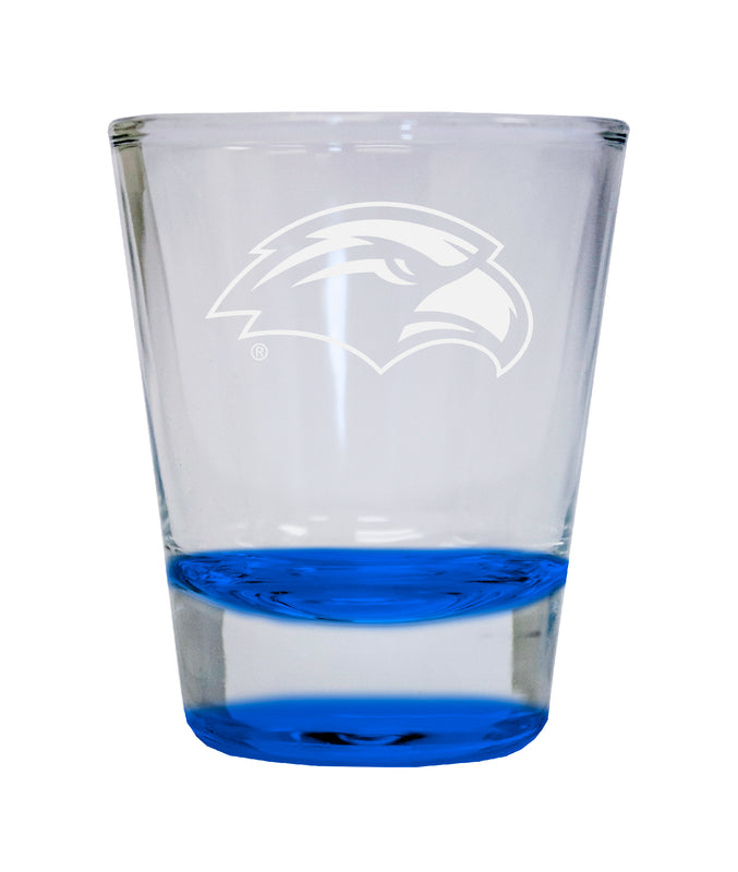 NCAA Southern Mississippi Golden Eagles Collector's 2oz Laser-Engraved Spirit Shot Glass Blue