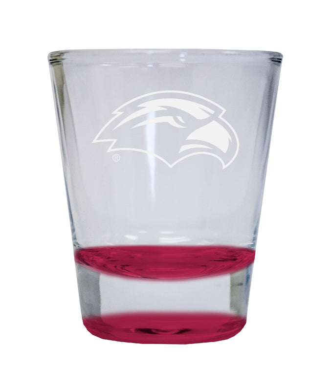 NCAA Southern Mississippi Golden Eagles Collector's 2oz Laser-Engraved Spirit Shot Glass Red