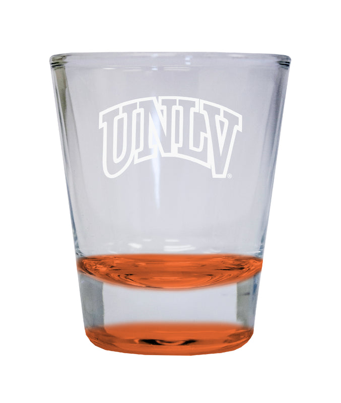 NCAA UNLV Rebels Collector's 2oz Laser-Engraved Spirit Shot Glass Orange