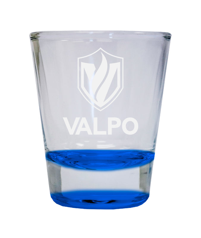 NCAA Valparaiso University Collector's 2oz Laser-Engraved Spirit Shot Glass Blue