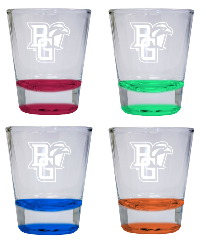 NCAA Bowling Green Falcons Collector's 2oz Laser-Engraved Spirit Shot Glass Green