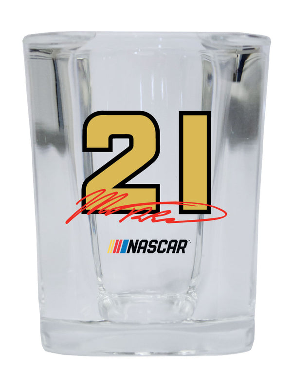 R and R Imports Officially Licensed NASCAR Matt DiBenedetto #21 Shot Glass Square