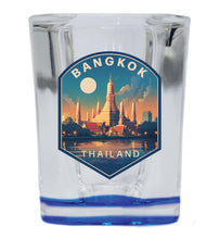 Load image into Gallery viewer, Bangkok Thailand B Souvenir 2.5 Ounce Shot Glass Square  Base
