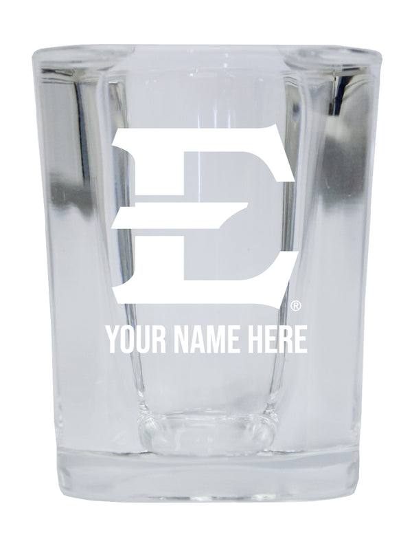 NCAA East Tennessee State University Personalized 2oz Stemless Shot Glass - Custom Laser Etched