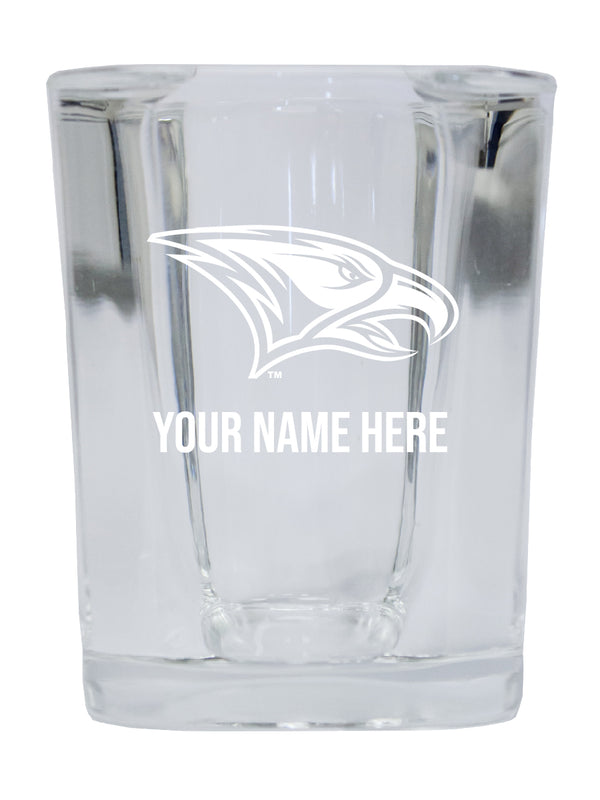 NCAA North Carolina Central Eagles Personalized 2oz Stemless Shot Glass - Custom Laser Etched