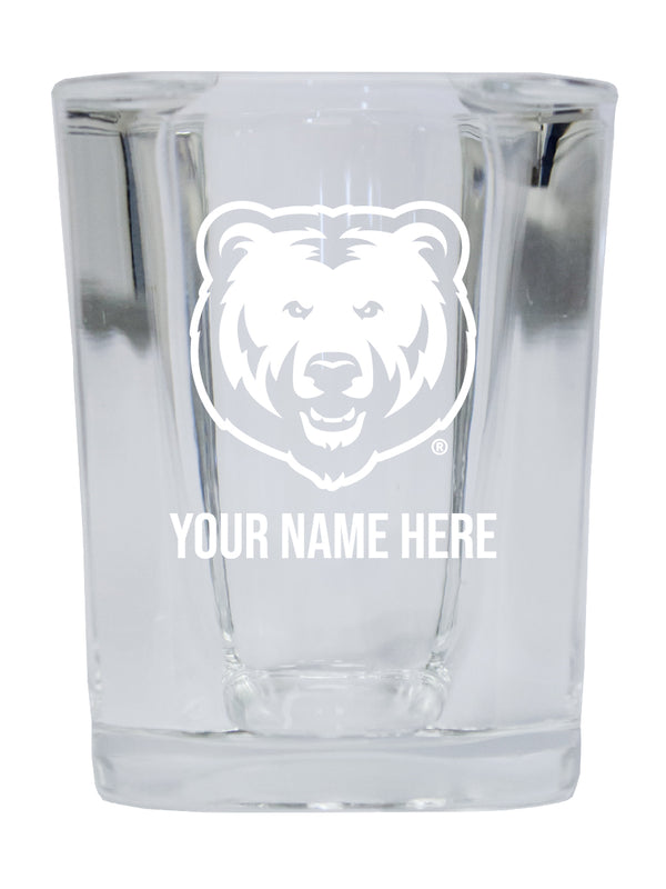 NCAA Northern Colorado Bears Personalized 2oz Stemless Shot Glass - Custom Laser Etched