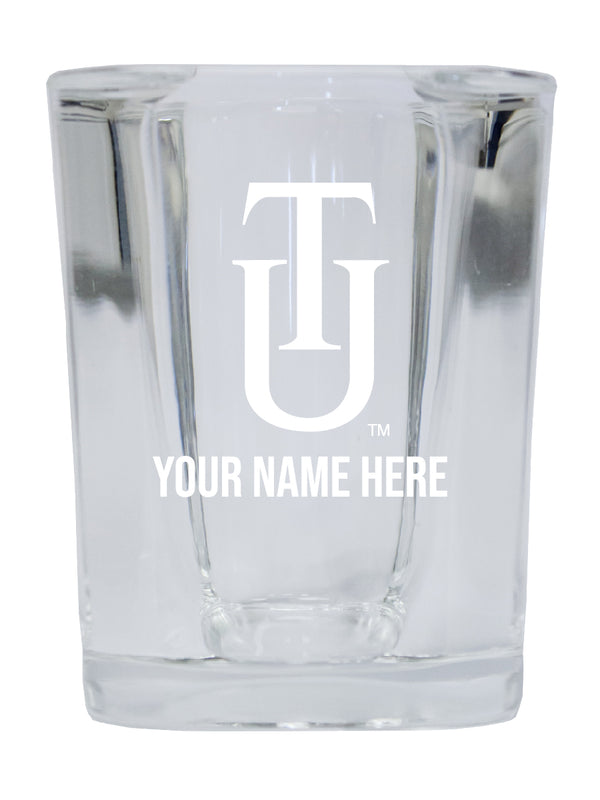 NCAA Tuskegee University Personalized 2oz Stemless Shot Glass - Custom Laser Etched