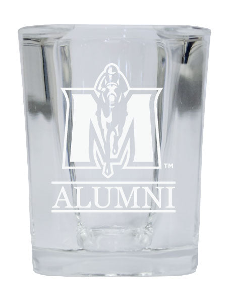 NCAA Murray State University Alumni 2oz Laser Etched Square Shot Glass