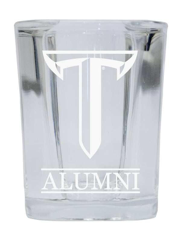 NCAA Troy University Alumni 2oz Laser Etched Square Shot Glass