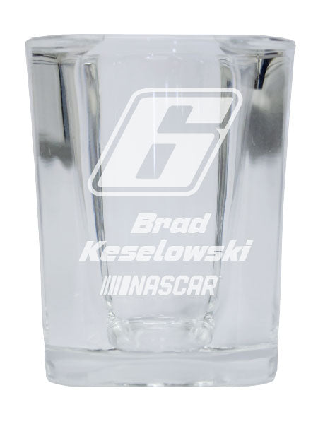 #6 Brad Keselowski NASCAR Officially Licensed Square Shot Glass
