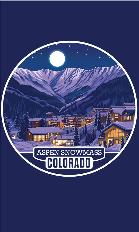 Aspen Snowmass Colorado Design B Souvenir Metal Sign 9 x 15
