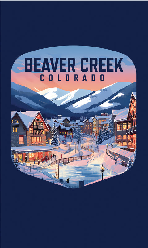 Beaver Creek Colorado Design C Souvenir Metal Sign 9 x 15