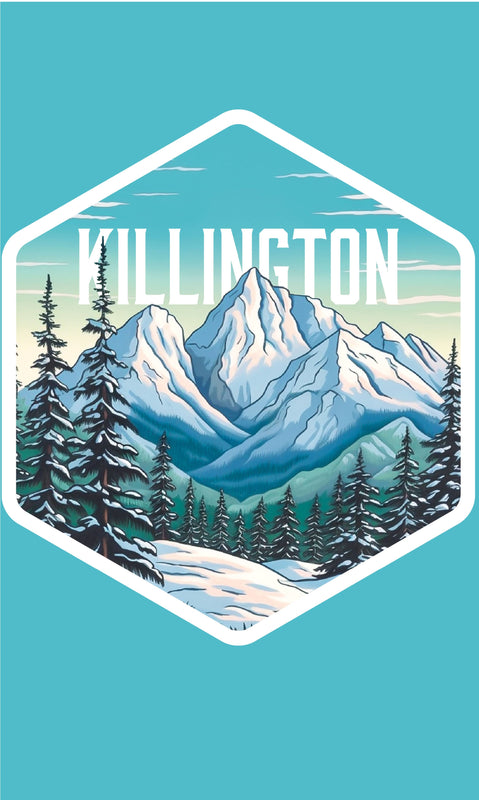 Killington Vermont Design C Souvenir Metal Sign 9 x 15