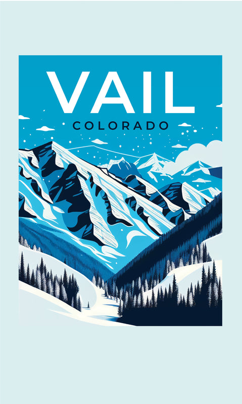 Vail Colorado Souvenir Metal Sign-Wall Poster