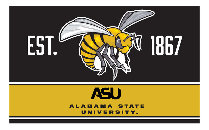 Alabama State University Wood Sign with Frame