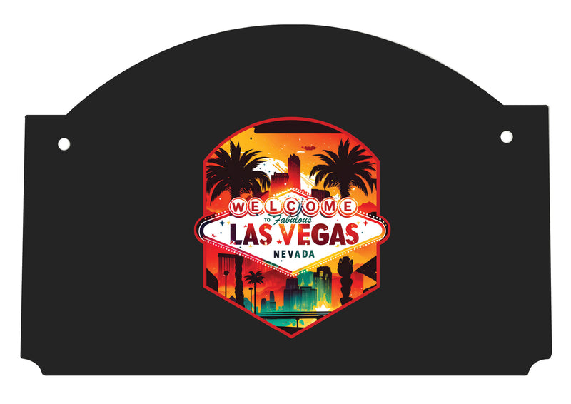 Las Vegas Nevada Design A Souvenir Wood sign flat with string