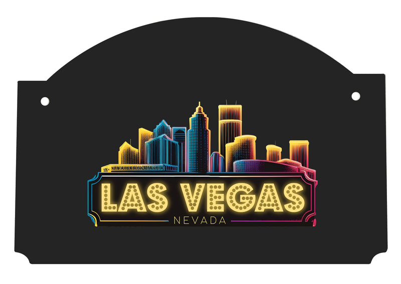 Las Vegas Nevada Design C Souvenir Wood sign flat with string