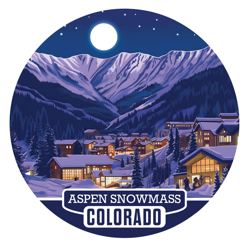 Aspen Snowmass Colorado B Souvenir Memories Durable Vinyl Decal Sticker