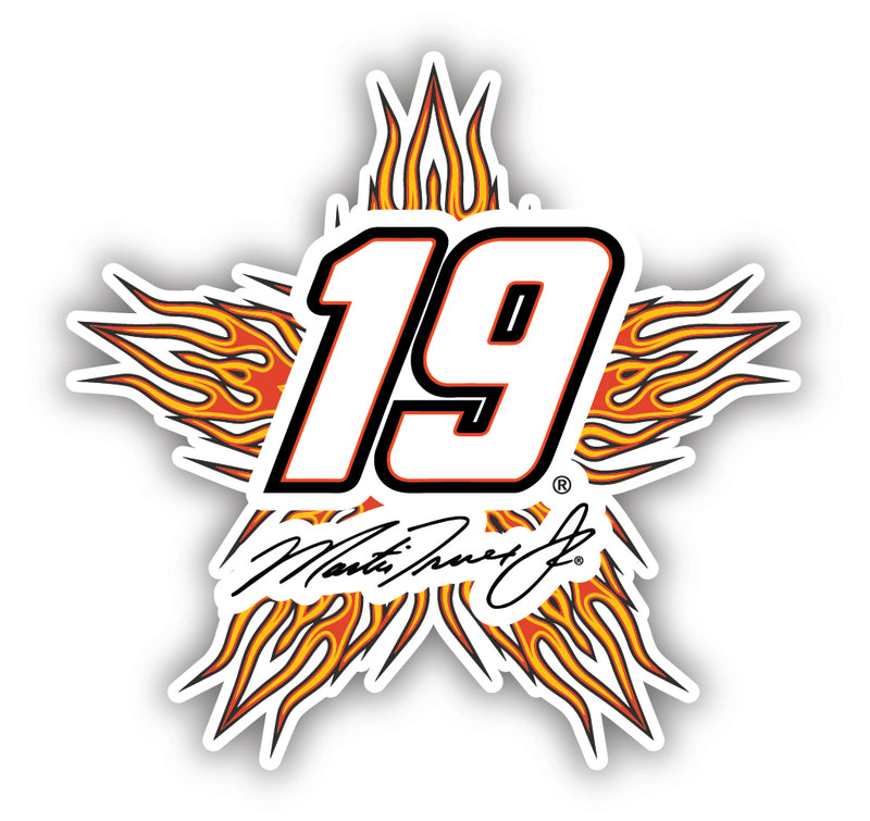 Martin Truex Jr. #19 NASCAR Cup Series 3" Laser Cut Decal