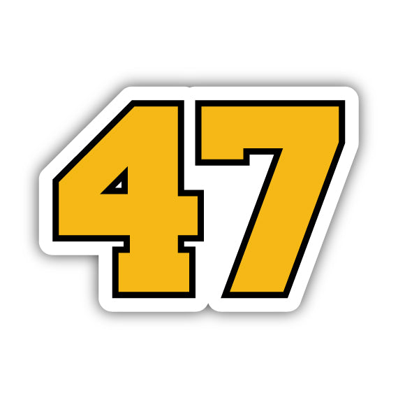 #47 3" Wide Decal