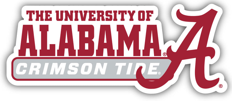 Alabama Crimson Tide 4-Inch Wide NCAA Durable School Spirit Vinyl Decal Sticker