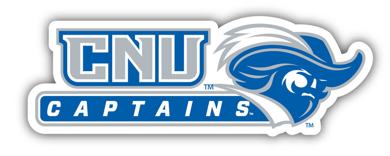Christopher Newport Captains 4-Inch Wide NCAA Durable School Spirit Vinyl Decal Sticker