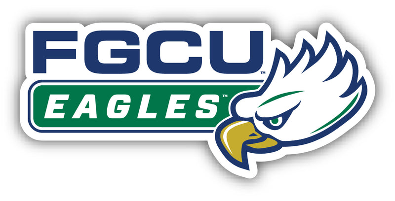 Florida Gulf Coast Eagles 4-Inch Wide NCAA Durable School Spirit Vinyl Decal Sticker
