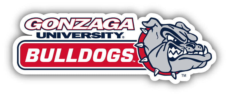 Gonzaga Bulldogs 4-Inch Wide NCAA Durable School Spirit Vinyl Decal Sticker