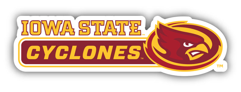 Iowa State Cyclones 4-Inch Wide NCAA Durable School Spirit Vinyl Decal Sticker
