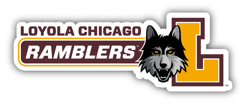 Loyola University Ramblers 4-Inch Wide NCAA Durable School Spirit Vinyl Decal Sticker