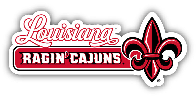 Louisiana at Lafayette 4-Inch Wide NCAA Durable School Spirit Vinyl Decal Sticker