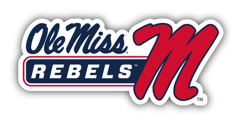 Mississippi Rebels "Ole Miss" 4-Inch Wide NCAA Durable School Spirit Vinyl Decal Sticker