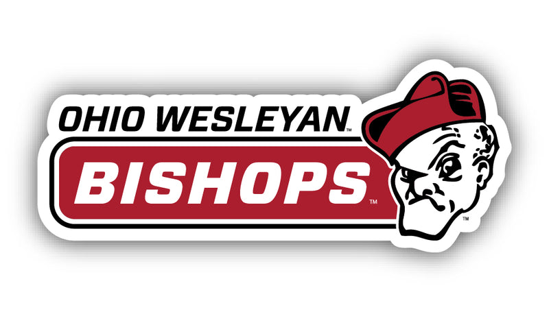 Ohio Wesleyan University 4-Inch Wide NCAA Durable School Spirit Vinyl Decal Sticker