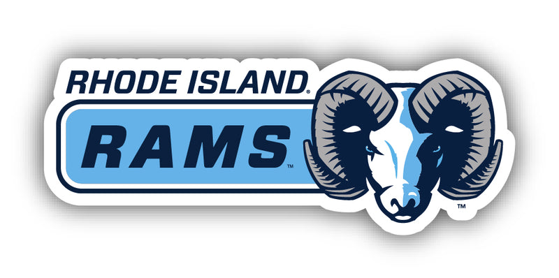 Rhode Island University 4-Inch Wide NCAA Durable School Spirit Vinyl Decal Sticker