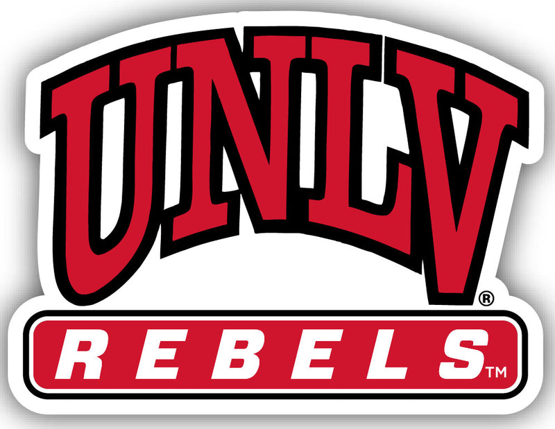 UNLV Rebels 4-Inch Wide NCAA Durable School Spirit Vinyl Decal Sticker