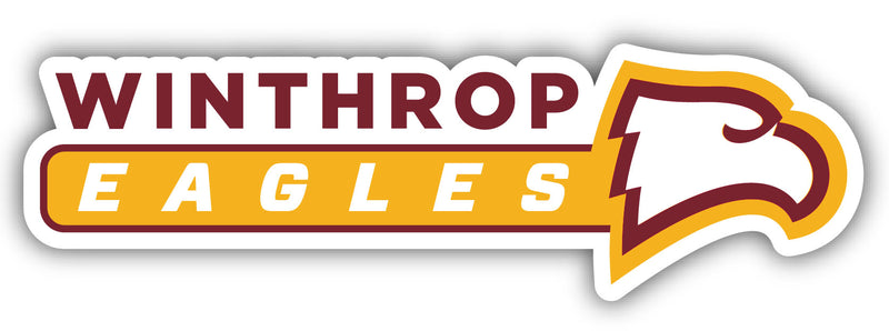 Winthrop University 4-Inch Wide NCAA Durable School Spirit Vinyl Decal Sticker