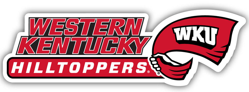 Western Kentucky Hilltoppers 4-Inch Wide NCAA Durable School Spirit Vinyl Decal Sticker