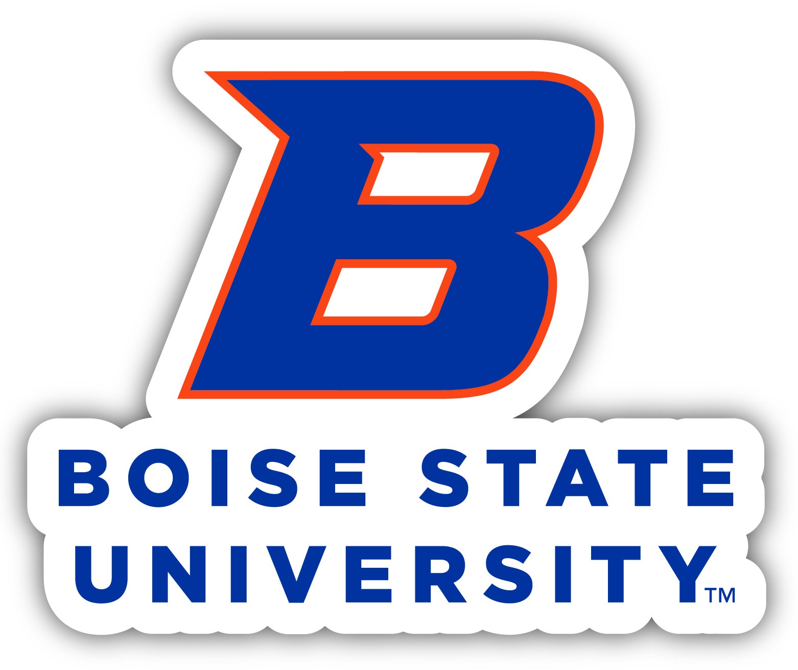 Boise State Broncos 4-Inch Elegant School Logo NCAA Vinyl Decal